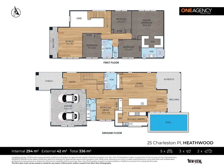 Floorplan of Homely house listing, 25 Charleston Place, Heathwood QLD 4110