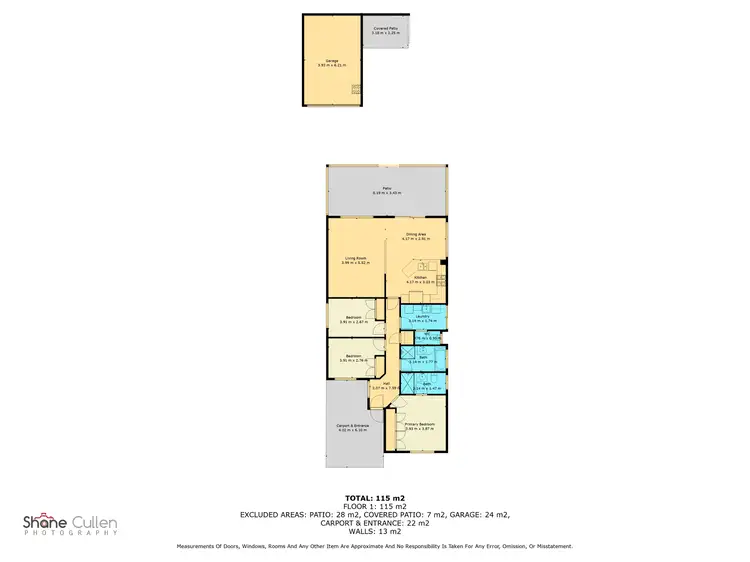 Floorplan of Homely house listing, 3 Crowley Gardens, Somerville WA 6430