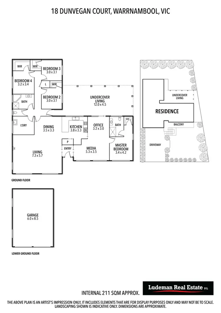 Floorplan of Homely house listing, 18 Dunvegan Court, Warrnambool VIC 3280