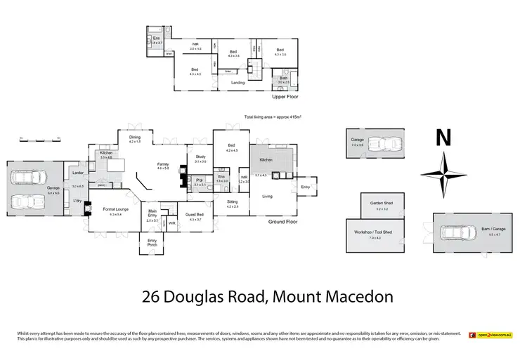 Floorplan of Homely house listing, 26 Douglas Road, Mount Macedon VIC 3441