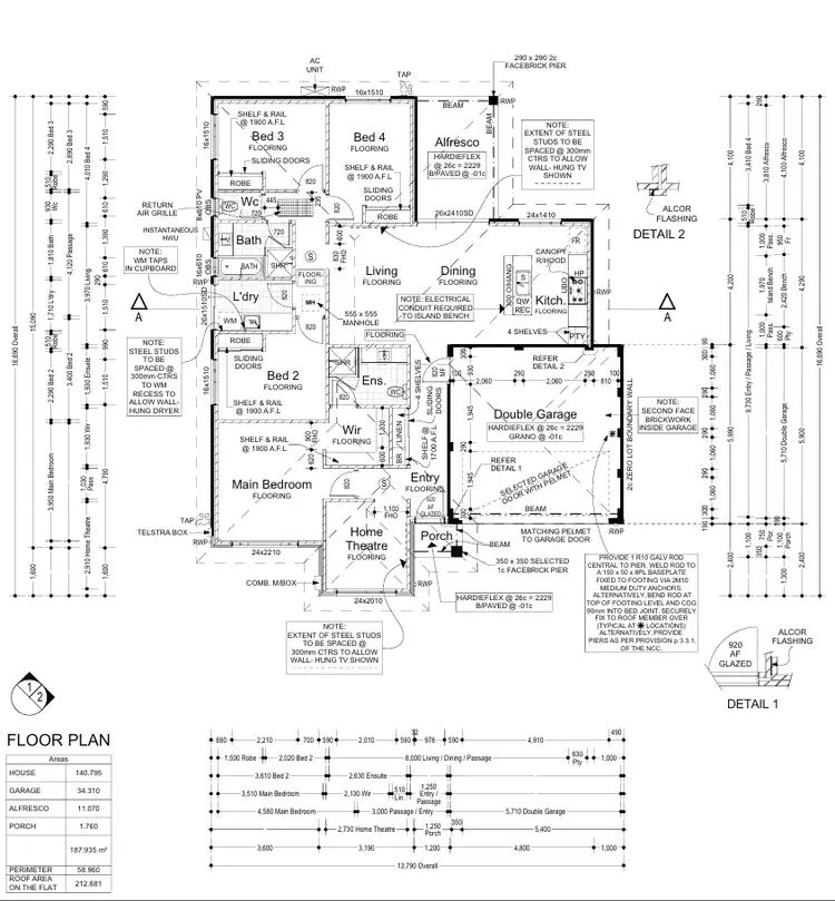 Floorplan of Homely house listing, 20 Bridgewater Approach, Yanchep WA 6035
