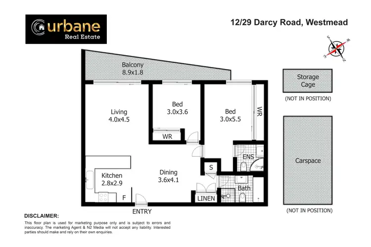 Floorplan of Homely unit listing, 12/29-33 Darcy Road, Westmead NSW 2145