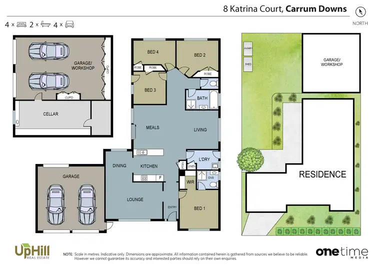 Floorplan of Homely house listing, 8 Katrina Court, Carrum Downs VIC 3201