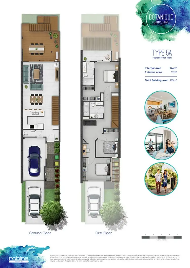 Floorplan of Homely townhouse listing, 29 Evergreen View, Robina QLD 4226