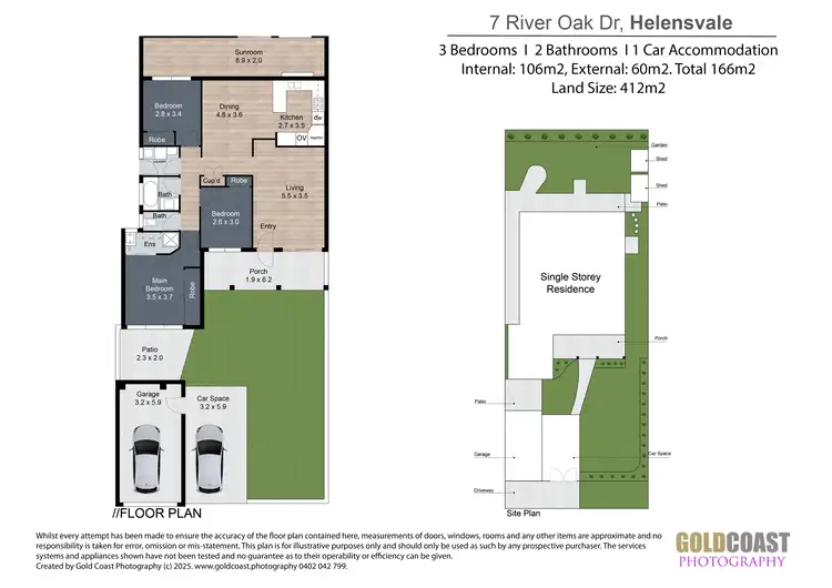 Floorplan of Homely house listing, 7 River Oak Drive, Helensvale QLD 4212