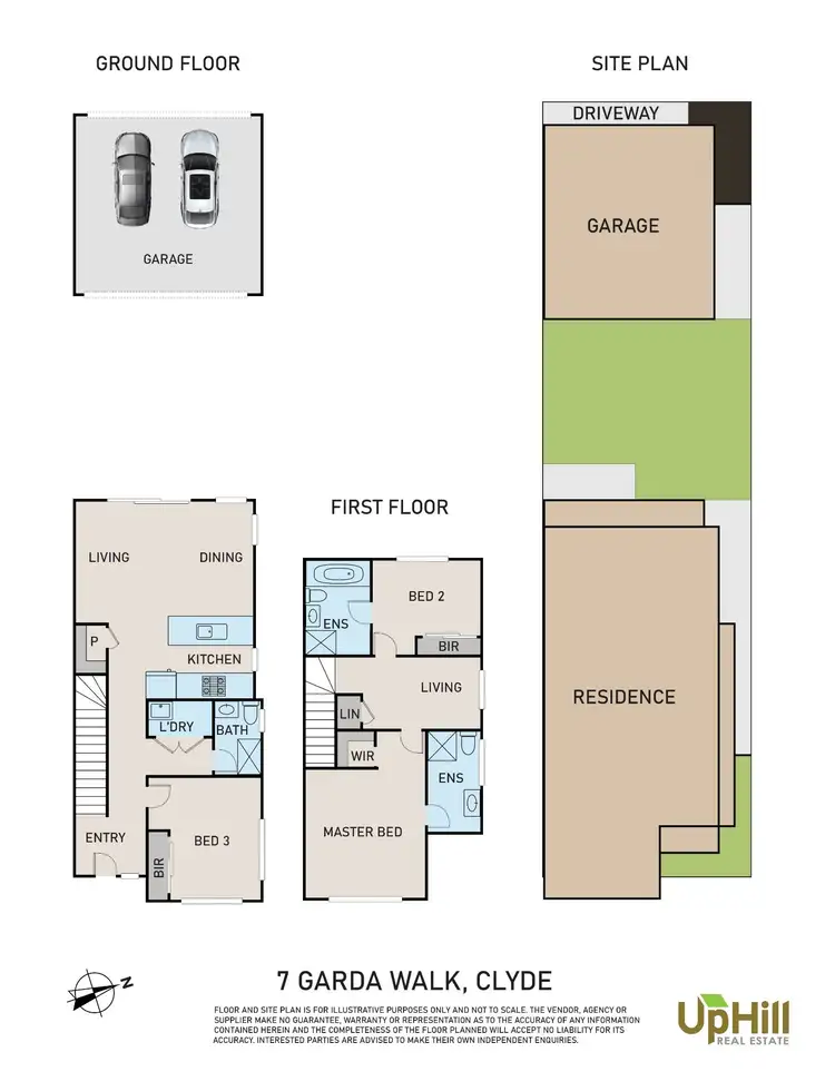 Floorplan of Homely house listing, 7 Garda Walk, Clyde VIC 3978