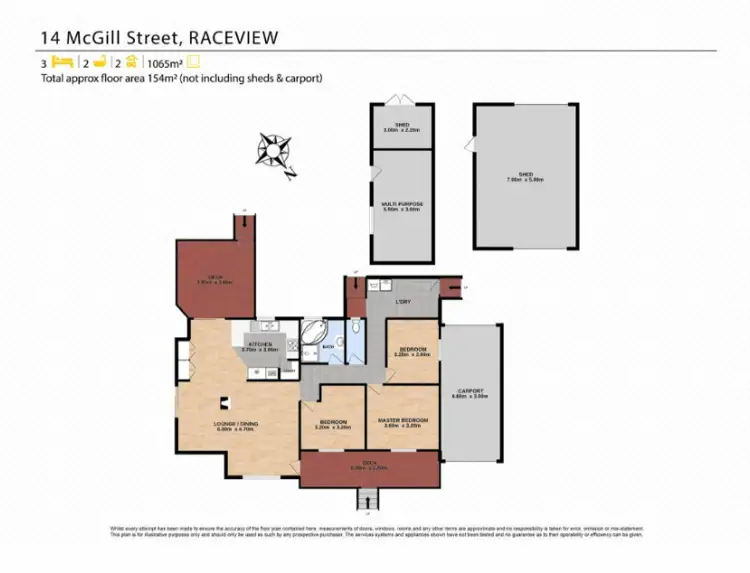 Floorplan of Homely house listing, 14 McGill Street, Raceview QLD 4305