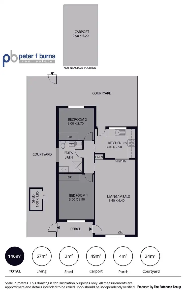 Floorplan of Homely unit listing, 5/9 Tretter Street, Morphett Vale SA 5162