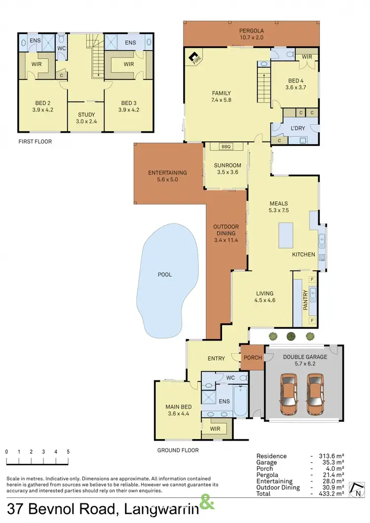 Floorplan of Homely house listing, 37 Bevnol Road, Langwarrin VIC 3910