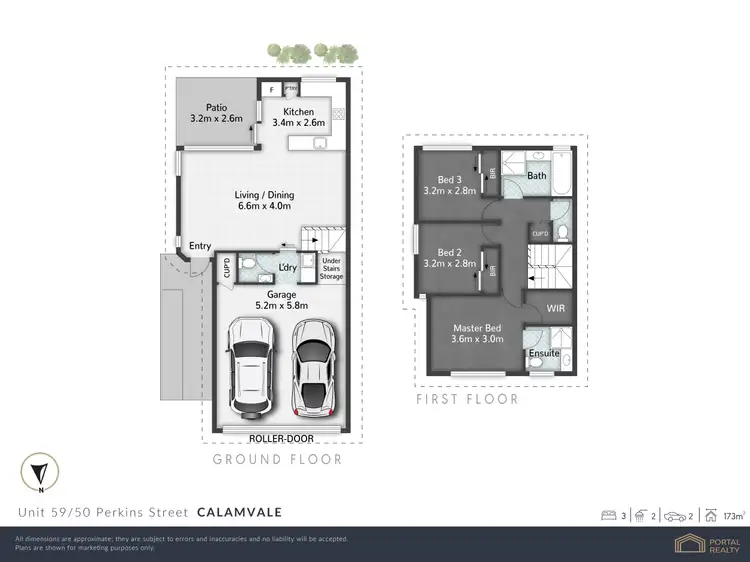 Floorplan of Homely townhouse listing, 59/50 Perkins St, Calamvale QLD 4116