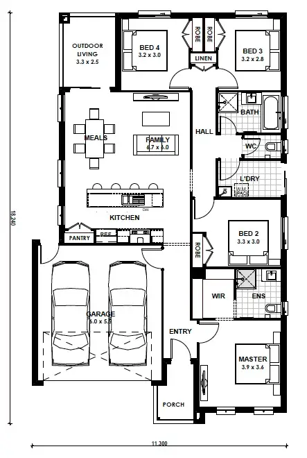 Floorplan of Homely house listing, Lot 2933 Ryder Street, Charlemont VIC 3217