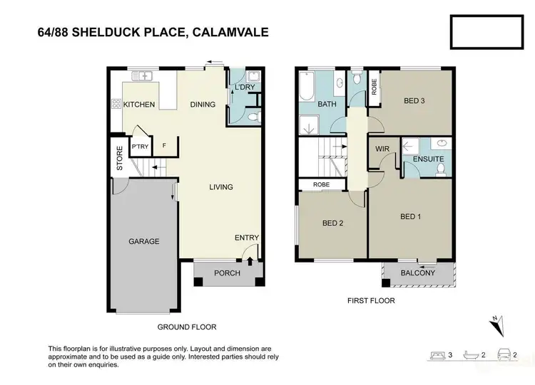 Floorplan of Homely townhouse listing, Address available on request