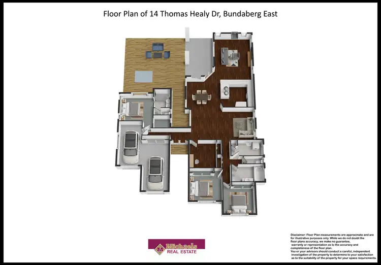 Floorplan of Homely house listing, 14 Thomas Healy Drive, Bundaberg East QLD 4670
