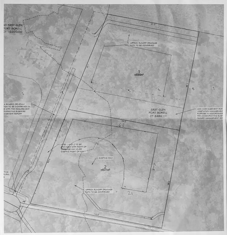 Floorplan of Homely land listing, LOT 2 East Glen, Port Sorell TAS 7307