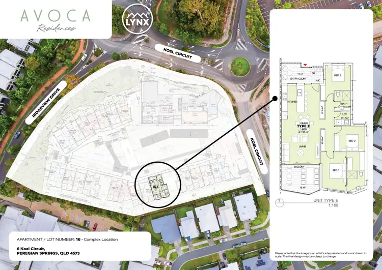 Floorplan of Homely apartment listing, 16/6 Koel Circuit, Peregian Springs QLD 4573