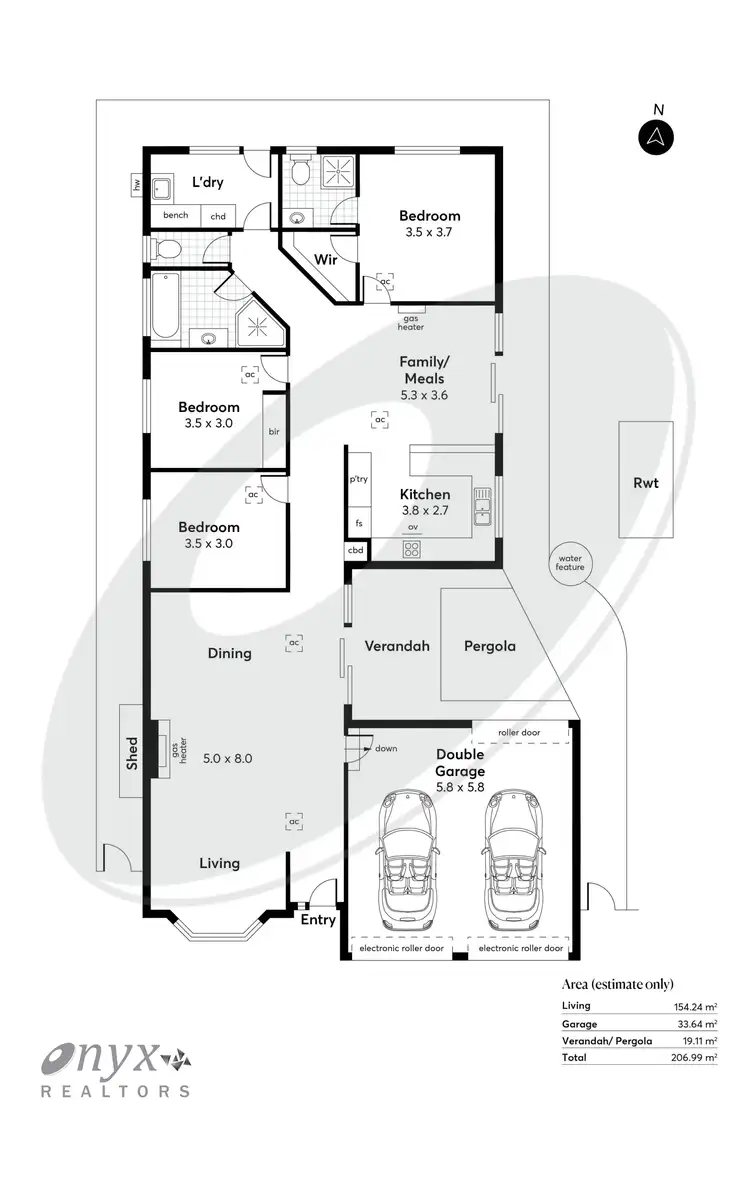 Floorplan of Homely house listing, 14 Cranbourne Drive, O'halloran Hill SA 5158