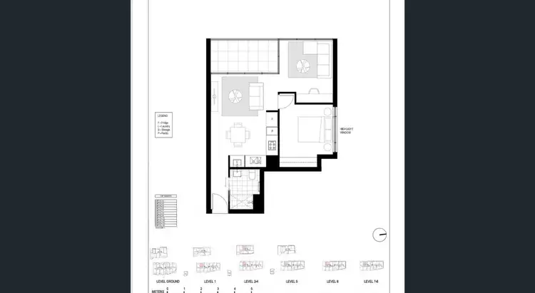 Floorplan of Homely apartment listing, 607/349 Northbourne Avenue, Dickson ACT 2602