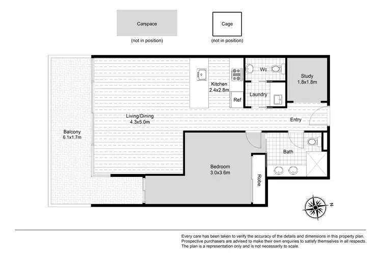 Floorplan of Homely apartment listing, 512/91-93 Tram Road, Doncaster VIC 3108