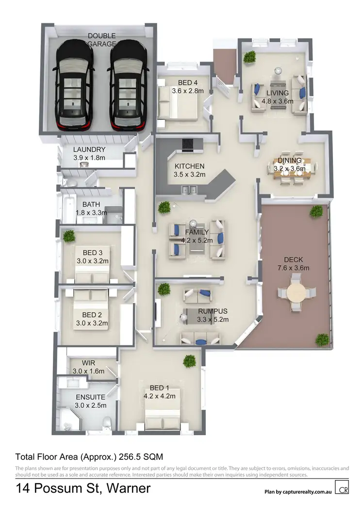 Floorplan of Homely house listing, 14 Possum Street, Warner QLD 4500
