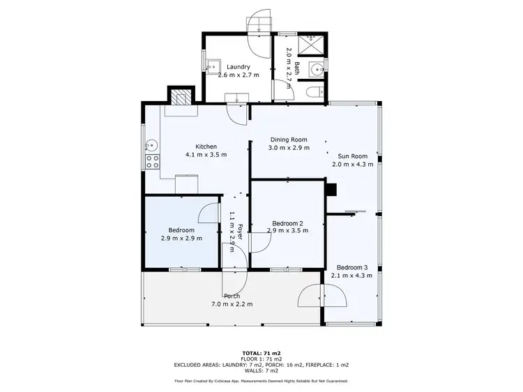 Floorplan of Homely house listing, 3 Tallawang Road, Gulgong NSW 2852