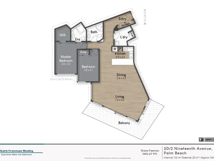 Floorplan of Homely unit listing, 5D/2 Nineteenth Avenue, Palm Beach QLD 4221