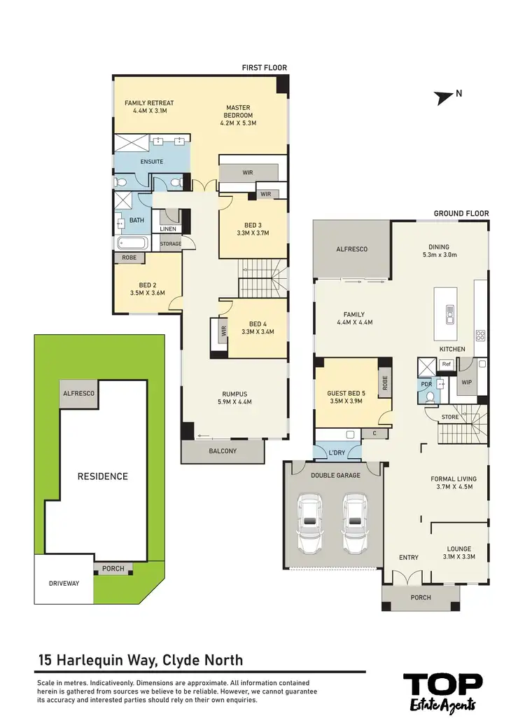 Floorplan of Homely house listing, 15 Harlequin Way, Clyde North VIC 3978