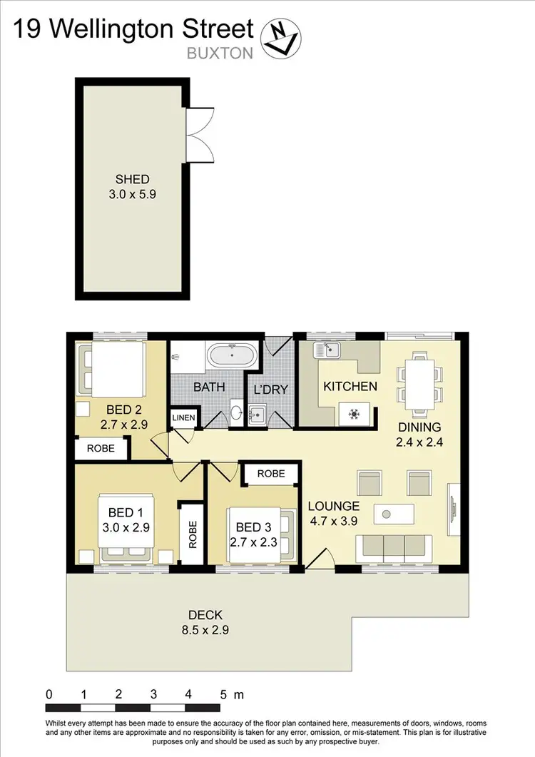 Floorplan of Homely house listing, 19 Wellington Street, Buxton NSW 2571