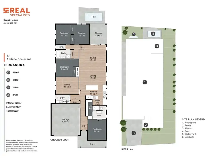Floorplan of Homely house listing, 33 Altitude Boulevard, Terranora NSW 2486