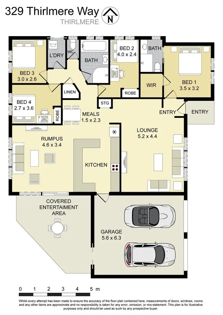 Floorplan of Homely house listing, 329 Thirlmere Way, Thirlmere NSW 2572