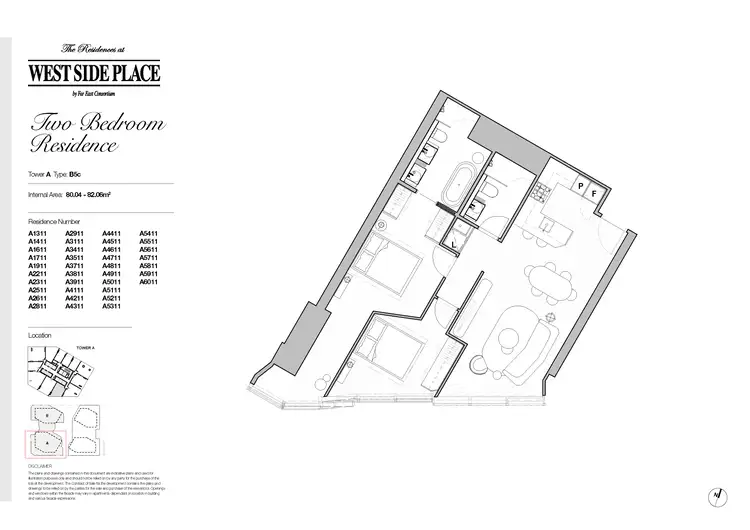 Floorplan of Homely apartment listing, 4711A/250 Spencer Street, Melbourne VIC 3000