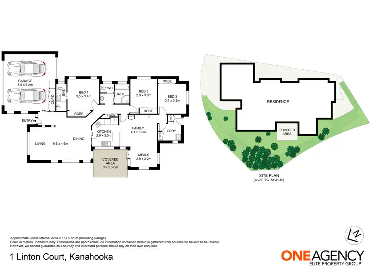 Floorplan of Homely house listing, 1 Linton Court, Kanahooka NSW 2530