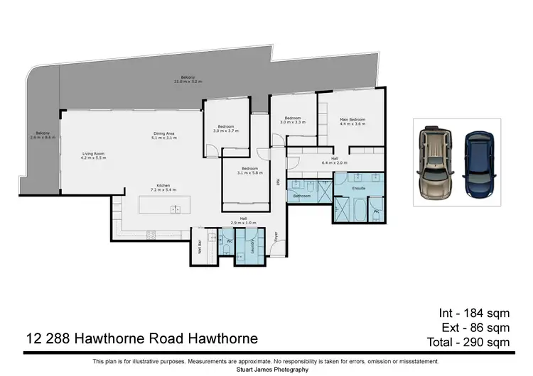 Floorplan of Homely apartment listing, 12/388 Hawthorne Road, Hawthorne QLD 4171