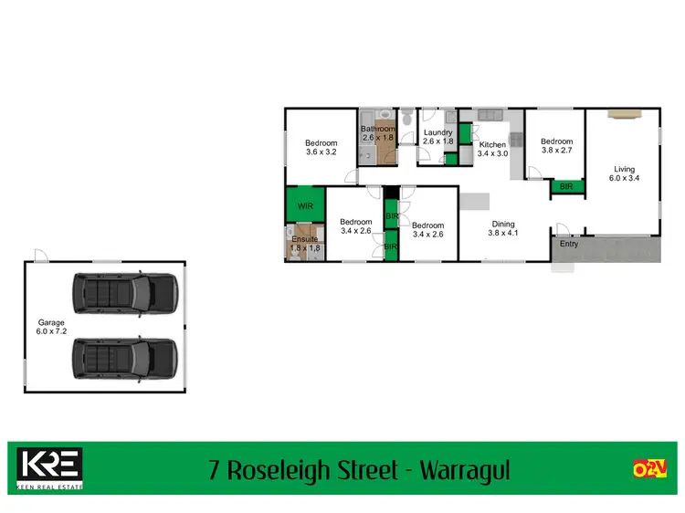Floorplan of Homely house listing, 7 Roseleigh Street, Warragul VIC 3820