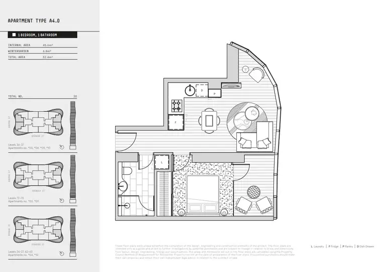 Floorplan of Homely apartment listing, 6304/138 Spencer St, Melbourne VIC 3000