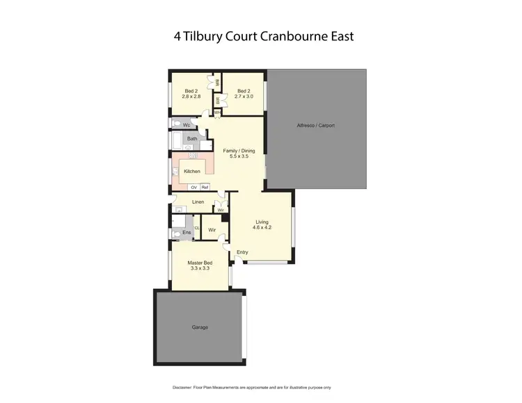Floorplan of Homely house listing, 4 Tilbury Court, Cranbourne East VIC 3977