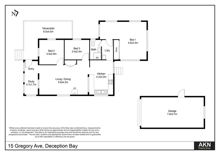 Floorplan of Homely house listing, 15 Gregory Avenue, Deception Bay QLD 4508
