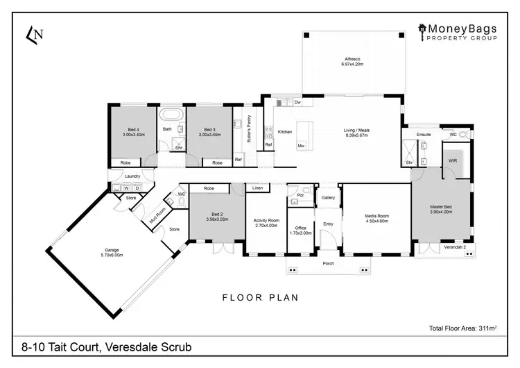 Floorplan of Homely house listing, 8-10 Tait Court, Veresdale Scrub QLD 4285