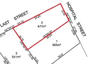 Floorplan of Homely land listing, 9 Hospital Street, Heathcote VIC 3523