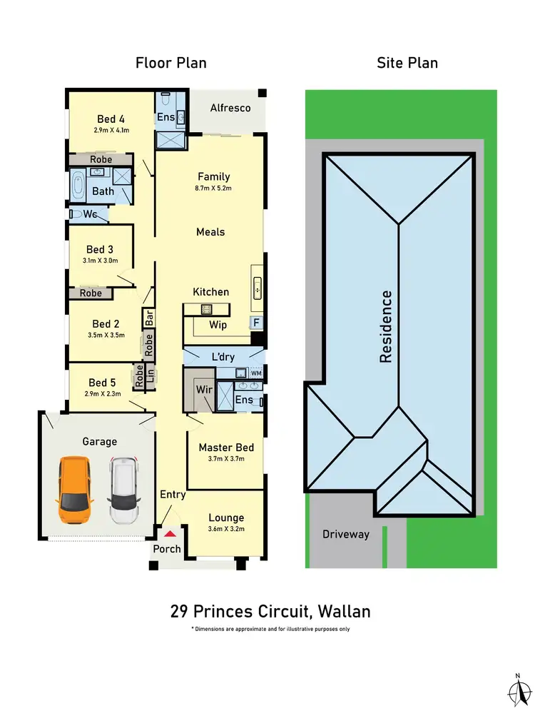 Floorplan of Homely house listing, 29 PRINCES CIRCUIT, Wallan VIC 3756