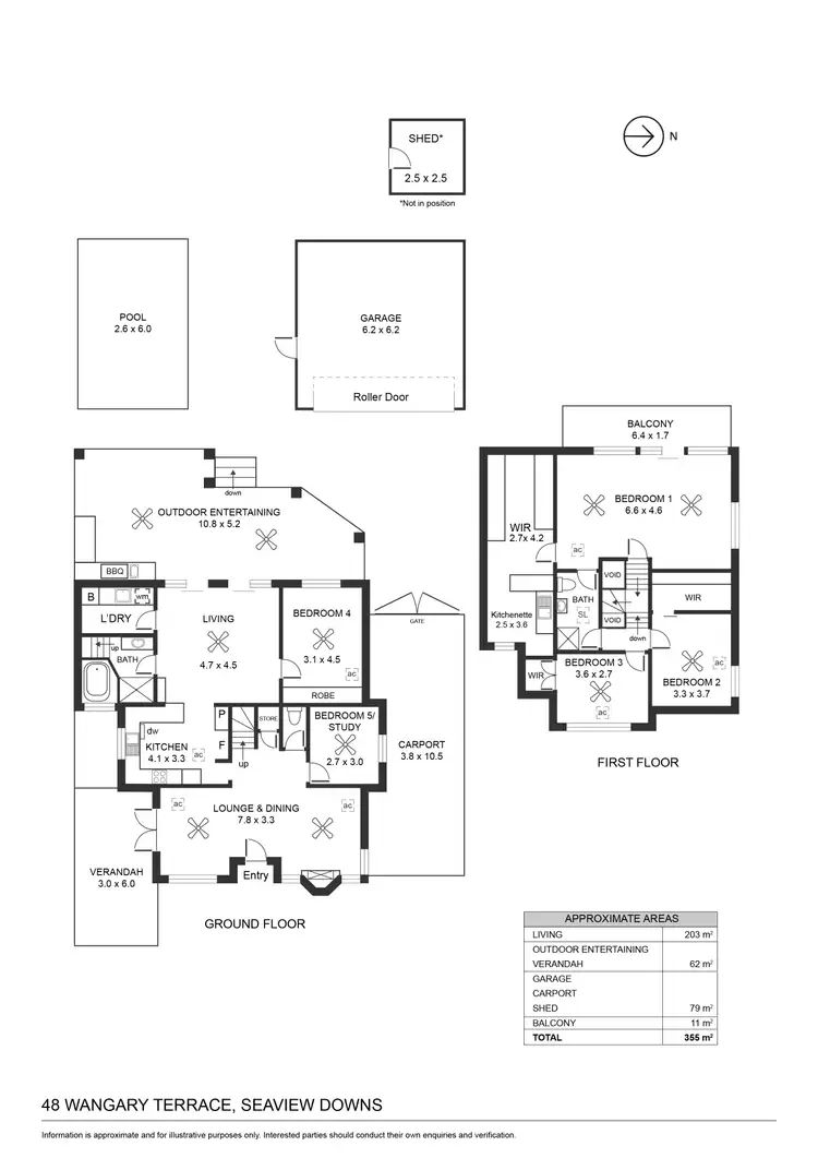Floorplan of Homely house listing, 48 Wangary Terrace, Seaview Downs SA 5049