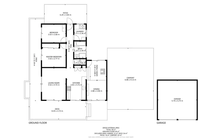 Floorplan of Homely rural property listing, 2297 Flagstone Creek Road, Silver Ridge QLD 4352