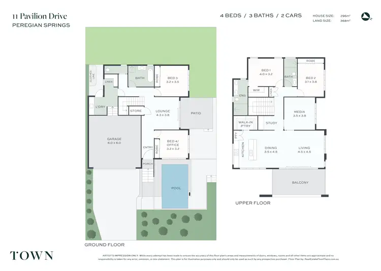 Floorplan of Homely house listing, 11 Pavilion Drive, Peregian Springs QLD 4573