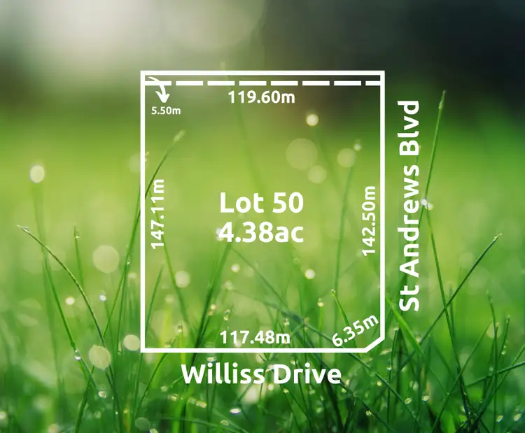 Floorplan of Homely land listing, Lot 50 Williss Drive, Normanville SA 5204