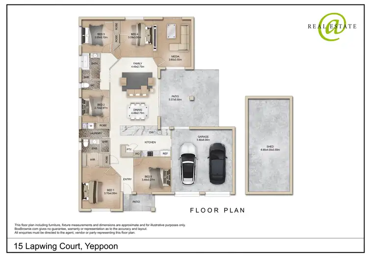 Floorplan of Homely house listing, 15 Lapwing Court, Yeppoon QLD 4703