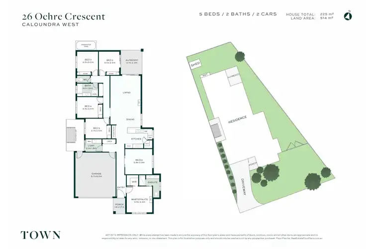 Floorplan of Homely house listing, 26 Ochre Crescent, Caloundra West QLD 4551