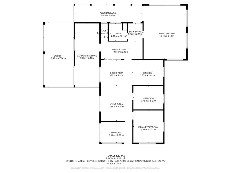 Floorplan of Homely house listing, 314 Byrnes Street, Mareeba QLD 4880