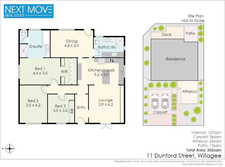 Floorplan of Homely house listing, 11 Dunford Street, Willagee WA 6156