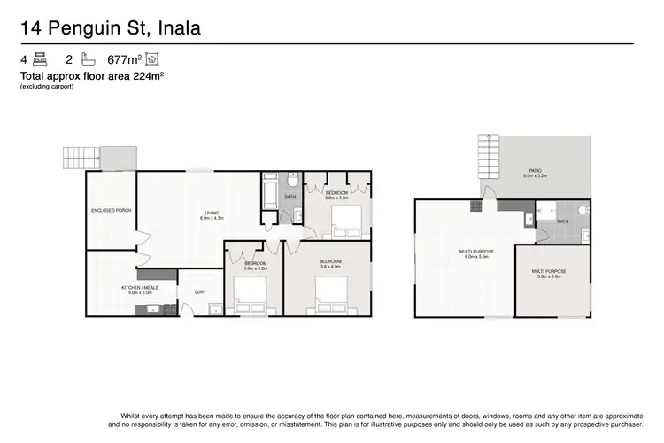 Floorplan of Homely house listing, 14 Penguin Street, Inala QLD 4077
