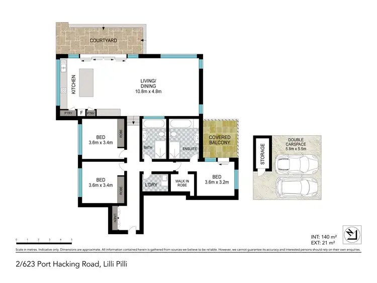 Floorplan of Homely apartment listing, 2/623 Port Hacking Road, Lilli Pilli NSW 2229