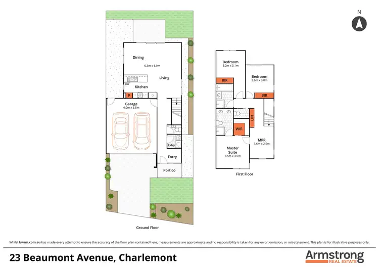 Floorplan of Homely house listing, 23 Beaumont Avenue, Charlemont VIC 3217